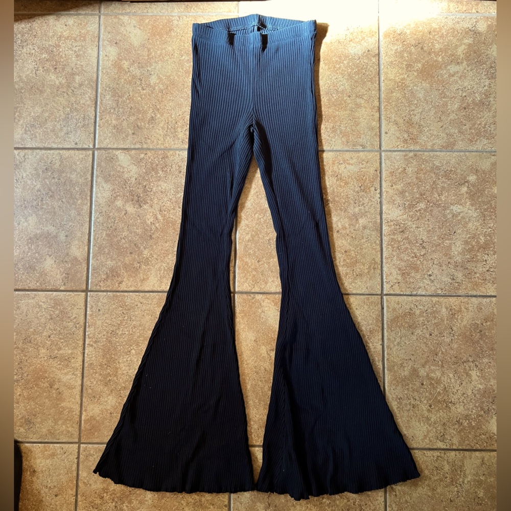 Aerie Super Flare Ribbed Pants